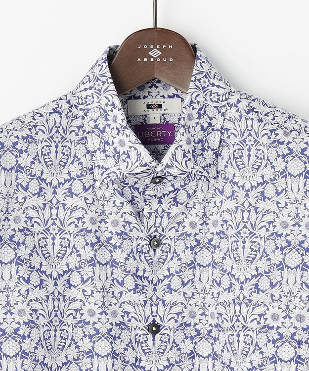 JOSEPH ABBOUD 【英国・リバティ社】リバティプリントシャツ サックスブルー系5