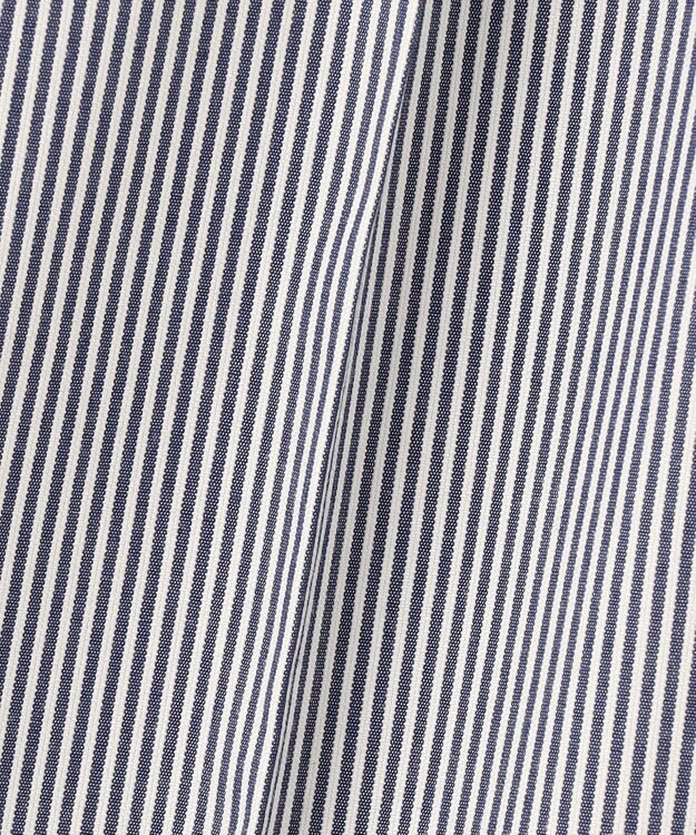 ANY SIS 【洗える】コードレーンストレッチ テーパードパンツ ネイビー