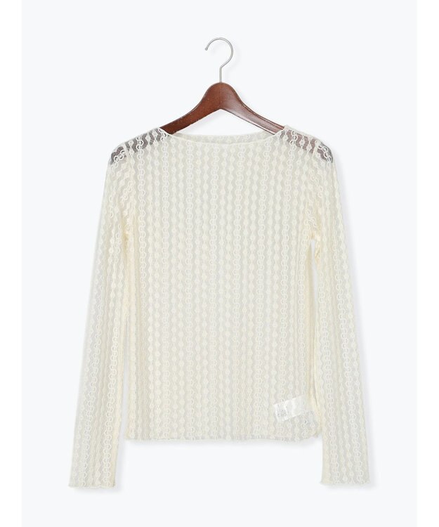 Te chichi ストレッチレーストップス《2026 spring catalog item》 クリーム