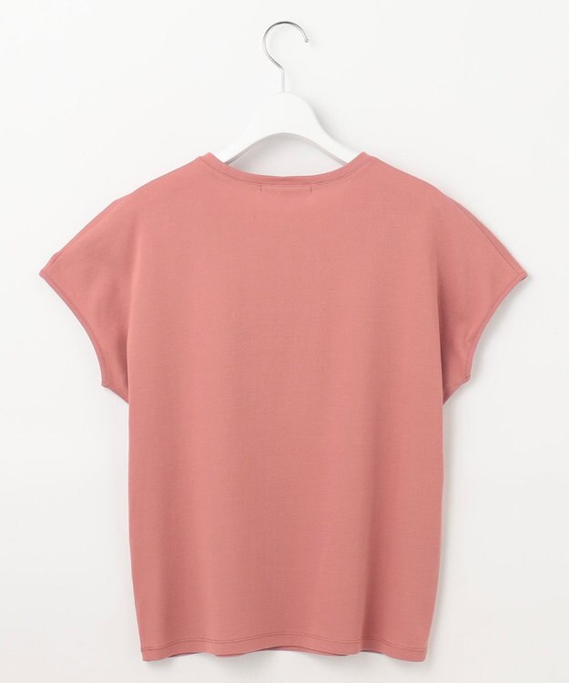 23区 S 【接触冷感/洗える】フレンチスリーブ IT TEE テラコッタピンク系