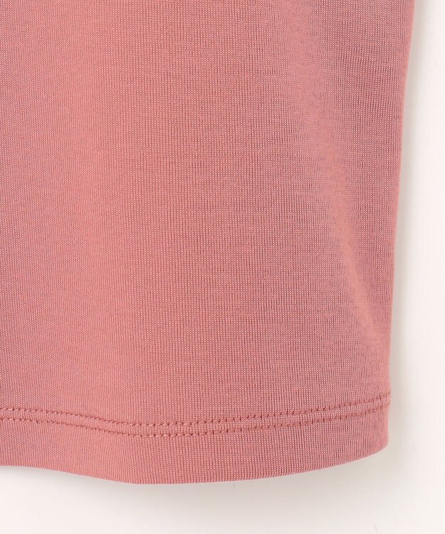 23区 S 【接触冷感/洗える】フレンチスリーブ IT TEE テラコッタピンク系