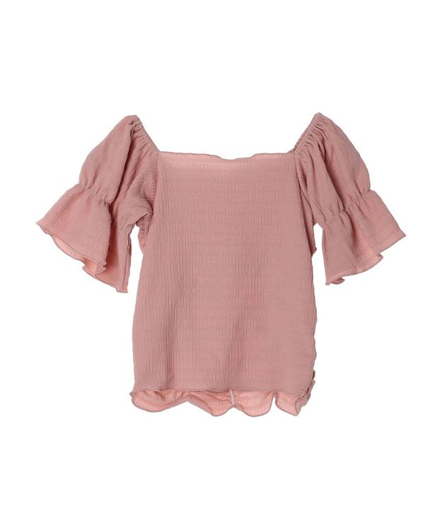 earth music&ecology カットシャーリングプルオーバー Pink