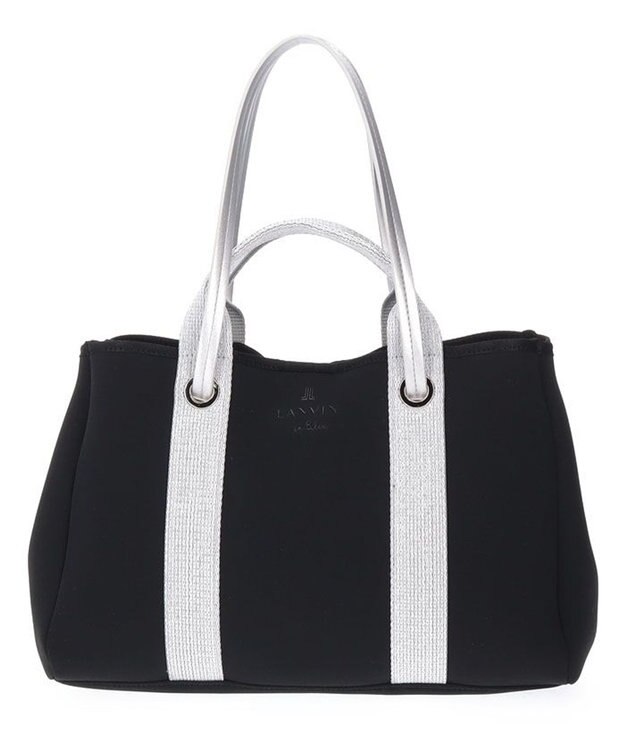 LANVIN en Bleu バリエ ポーチ付きトート ブラック