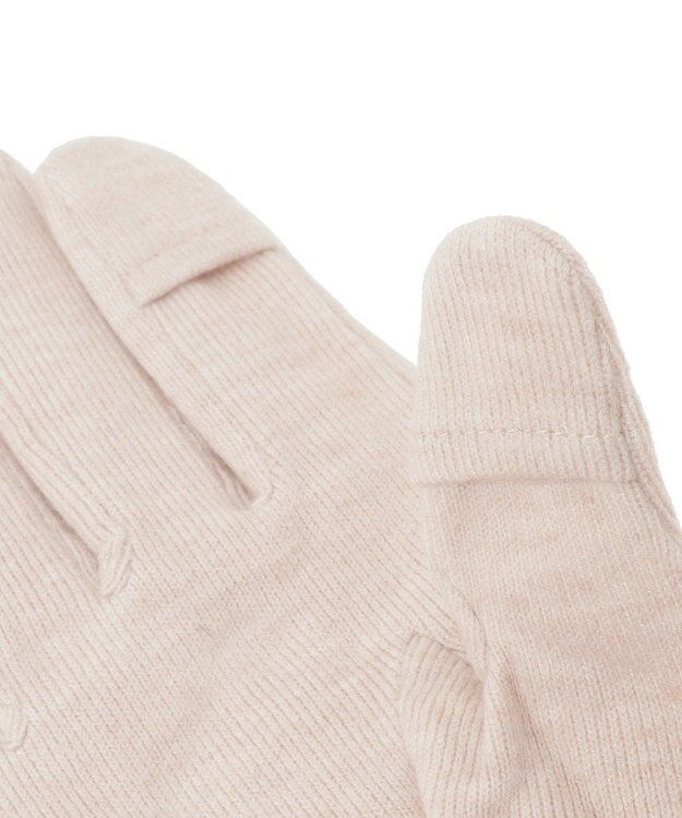 Maison de FLEUR プチリボンファーグローブ Light Pink