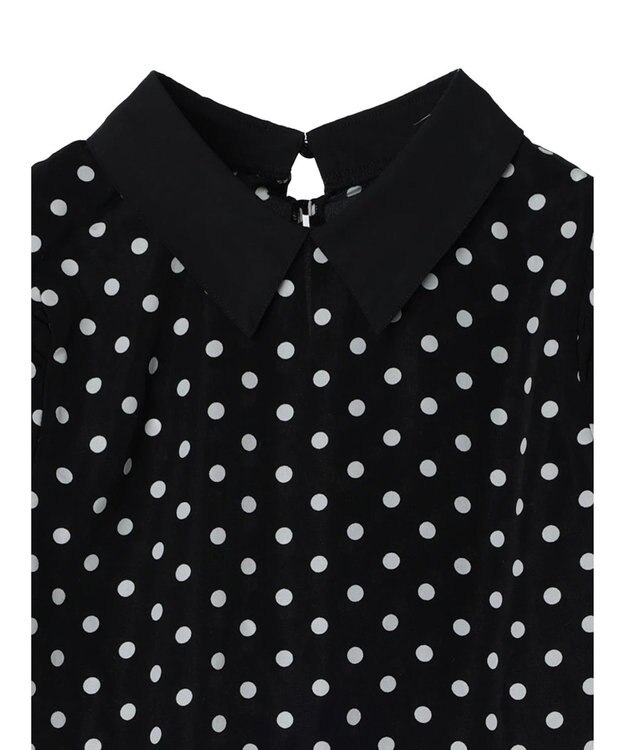 Green Parks AnriettMusee ギャザースリーブブラウス Dot