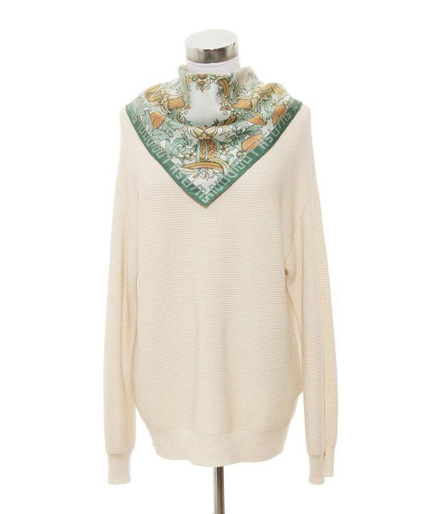 MOONBAT SWASH LONDON 大判シルクツイルスカーフ Tapestry 68×68cm 日本製 グリーン