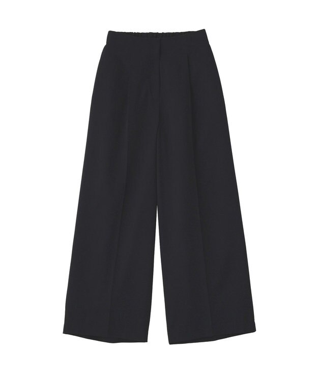 YECCA VECCA タックワイドパンツ Navy