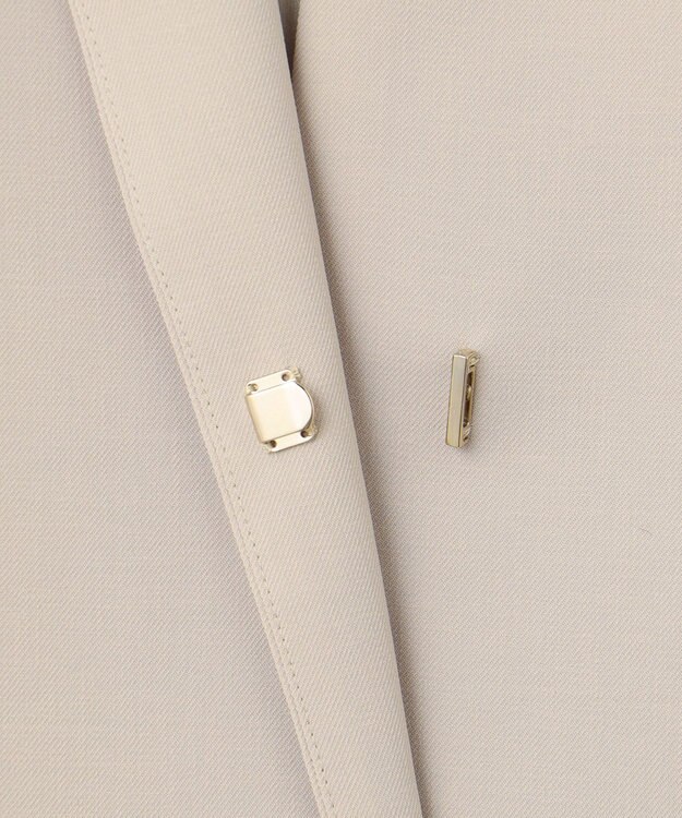 23区 【撥水加工/UVカット】キューティクルストレッチツイル ジレ ベージュ系