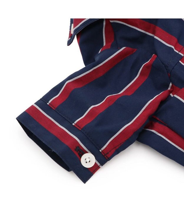 PET PARADISE J.PRESS レジメンタル シャツ 小型犬 ネイビー×レッド