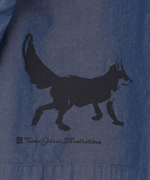 JOSEPH ABBOUD MOUNTAIN 【テーム ヤルヴィモチーフ/サスティナブル】　ビオグレース シャツ ネイビー系