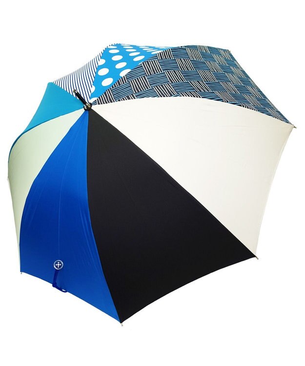 +RING レディース向け プラスリング 長傘60cm BLU T1279 青