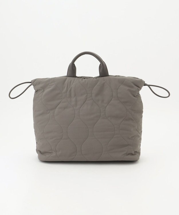 自由区 パディングキルトドロスト バッグ カーキ