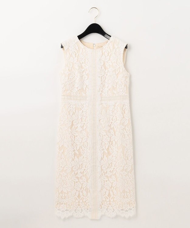 GRACE CONTINENTAL レースタイトドレス キナリ