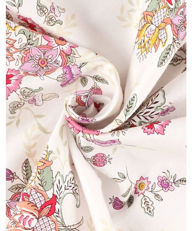 WACOAL パジャマ 長袖 長ズボン 綿100%(本体) サテン ミントン レディース NDX540 /ワコール アイボリー