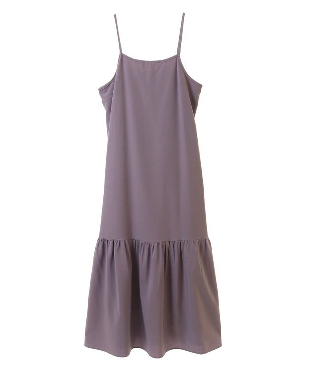 earth music&ecology ＳＥＴ２点透かしニット＋キャミワンピース Gray