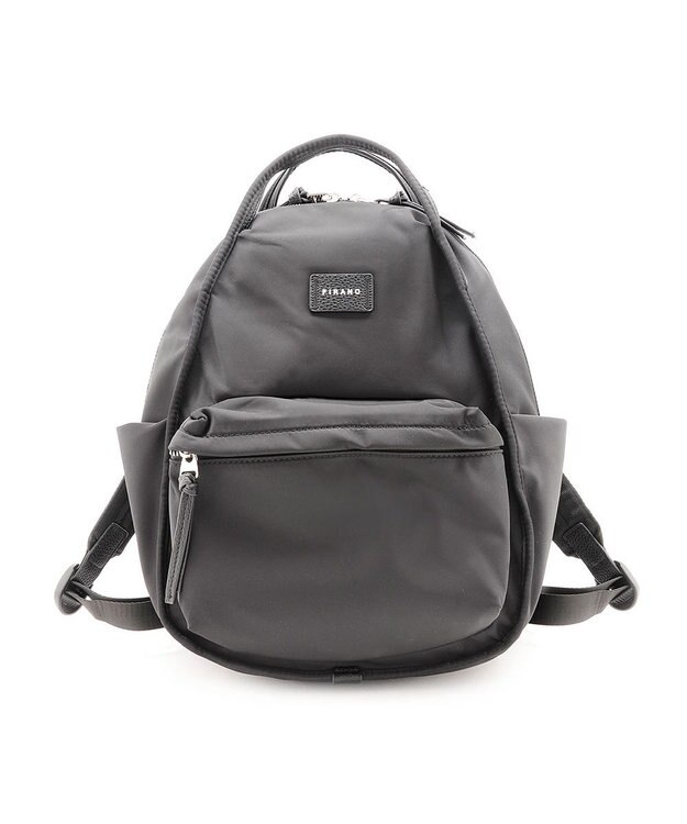MioFIRANO はっ水軽量ナイロンオーバルハンドルリュック　FIRANO フィラノ BLACK