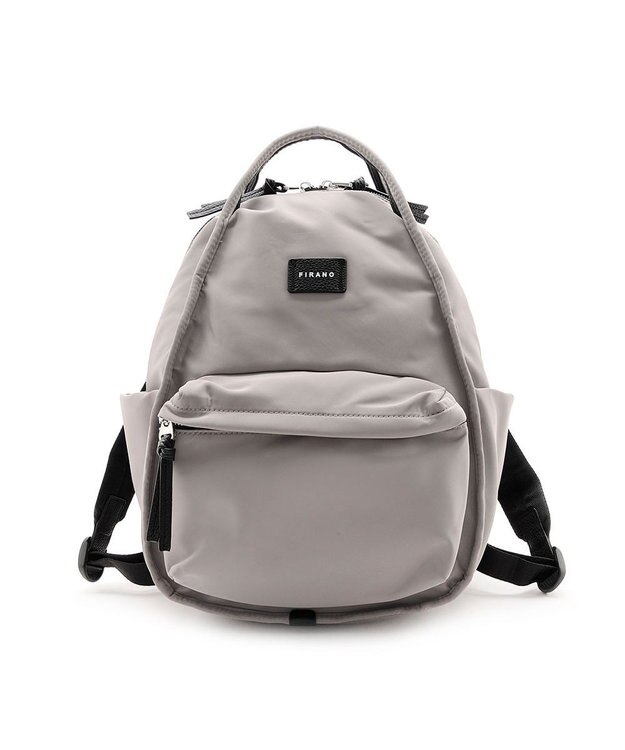 MioFIRANO はっ水軽量ナイロンオーバルハンドルリュック　FIRANO フィラノ GRAY