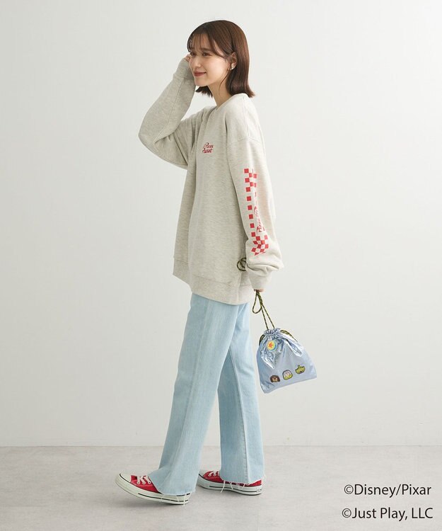 Green Parks トイストーリー／ピザプラネットプルオーバー Oatmeal