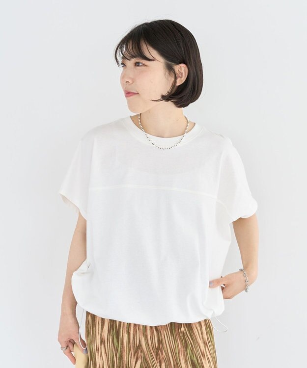 Green Parks 裾ドロストバルーンＴＥＥ Off White