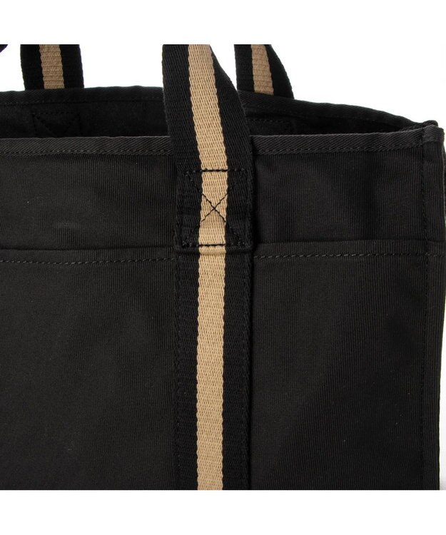 UNBILLION cachecache ラインテープボックスパーテーション2wayトート ブラック