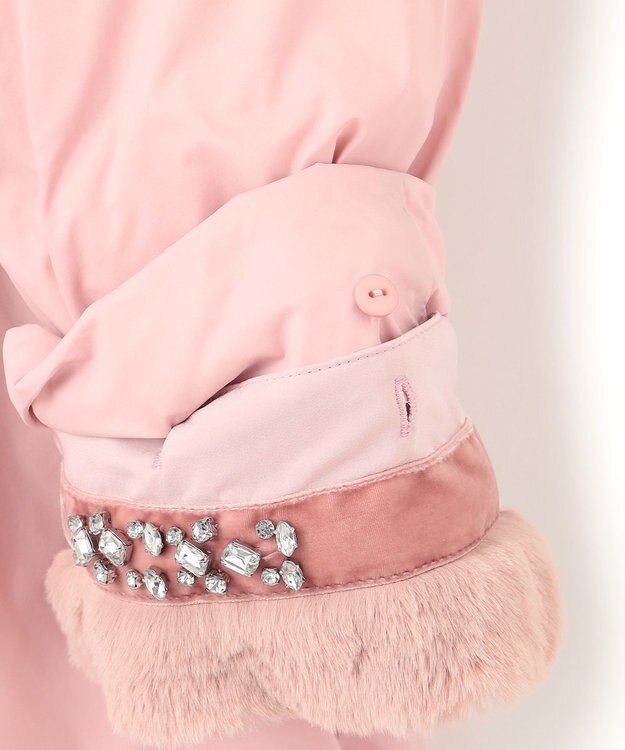 TOCCA FLUFFY PILLOW ロングダウンコート ピンク系