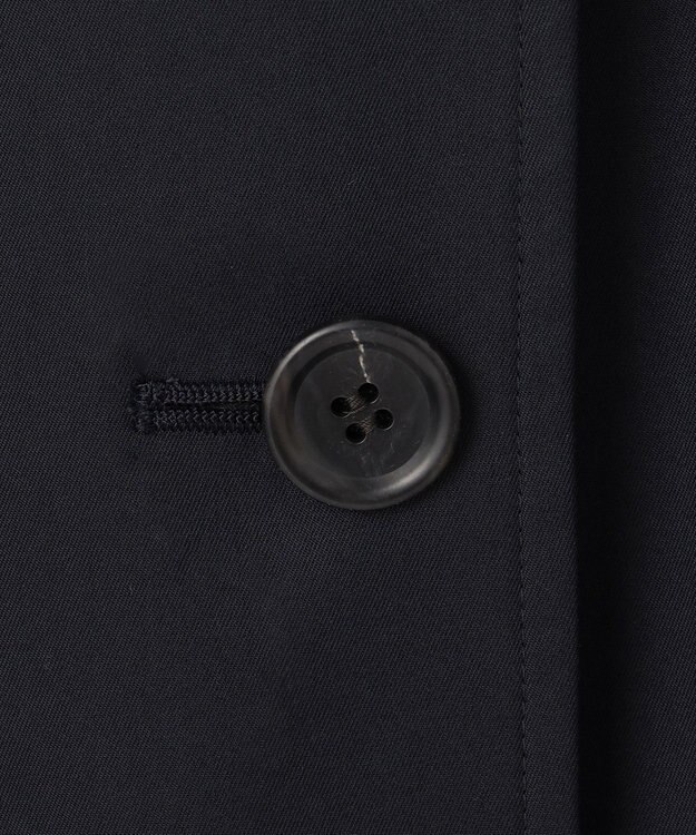 23区 コットンポリエステルギャバジン ショート トレンチコート ネイビー系