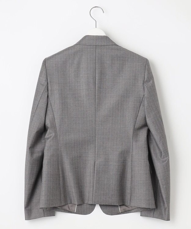 23区 S 【セットアップ対応】ファインネスウール ジャケット グレー系ストライプ