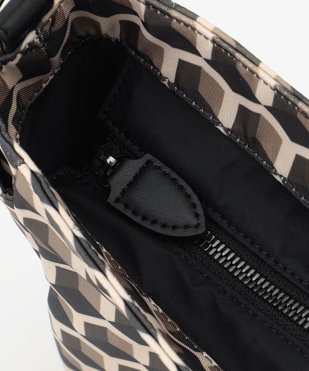 Y'SACCS キュービックモノグラム　2WAYトート　Sサイズ チョコ