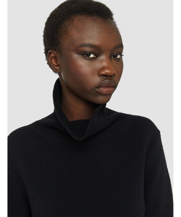 JOSEPH 【FOUNDATIONS】ライトピュアカシミヤ　ハイネックニット Black