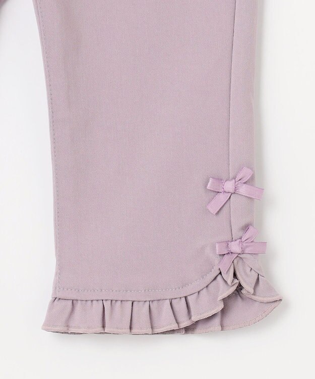 ANY KIDS フリル カプリ パンツ ラベンダー