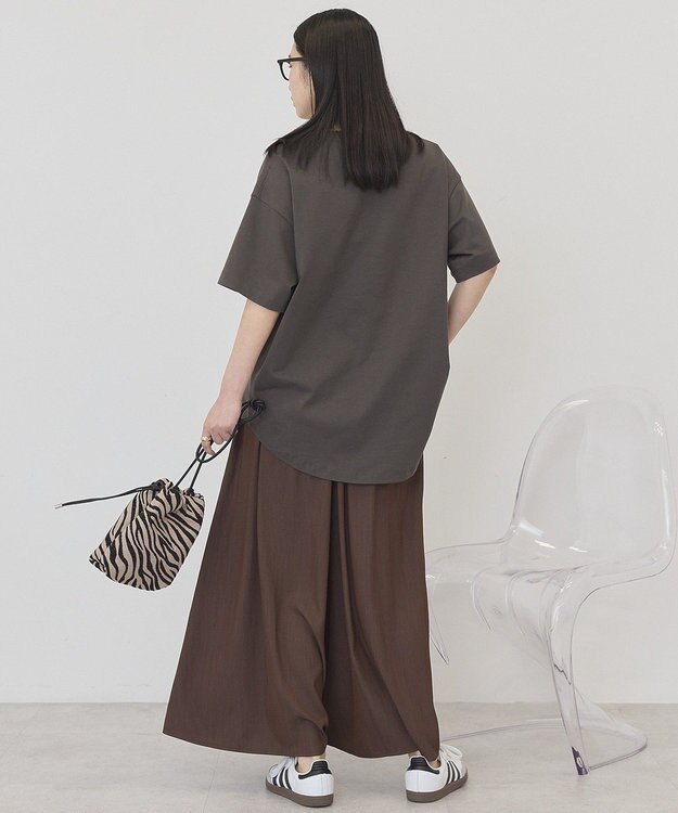 AMERICAN HOLIC 【選べる丈】ギャザースカーチョ【WEB限定カラー有り】 Brown