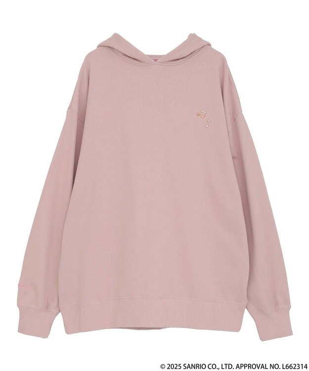 earth music&ecology マイメロディ＆クロミ／ｅａｒｔｈ　耳付きフーディー Pink