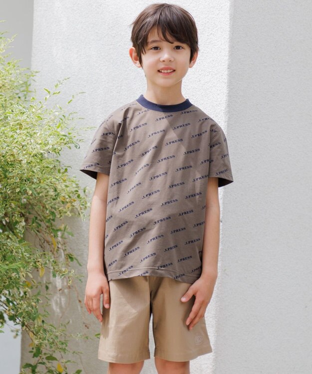 J.PRESS KIDS 【速乾】【100-130cm】J.PRESS ロゴＴシャツ カーキ系5