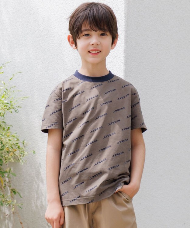 J.PRESS KIDS 【速乾】【100-130cm】J.PRESS ロゴＴシャツ カーキ系5