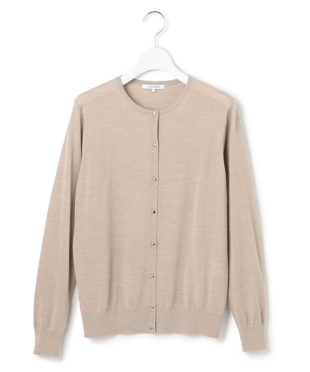 23区 【アンサンブル対応】サステナブルウール カーディガン ライトベージュ