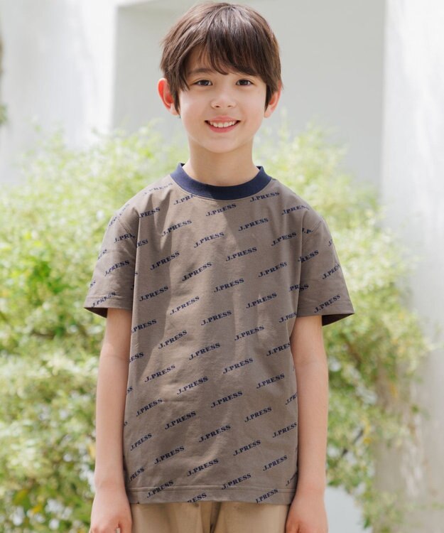J.PRESS KIDS 【速乾】【100-130cm】J.PRESS ロゴＴシャツ カーキ系5