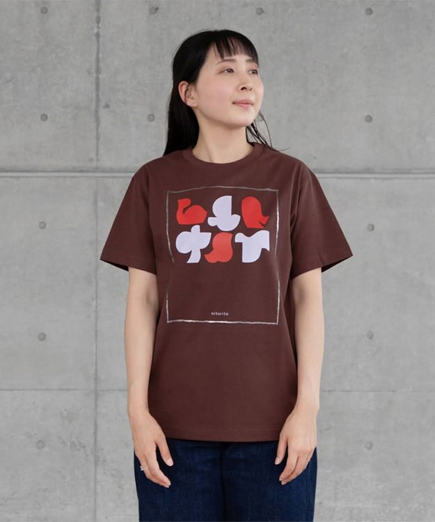 nitorito 【UNISEX】irodori Tシャツ pink