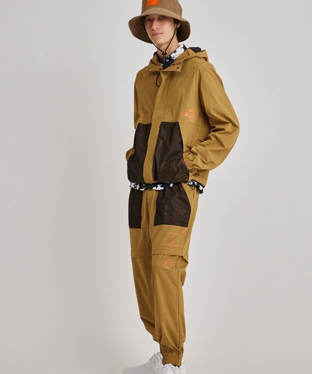 PW CIRCULUS 【撥水加工/軽量/ストレッチ】【MEN】デタッチャブルパンツ ベージュ系