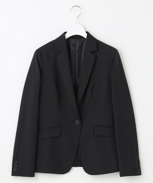 J.PRESS LADIES S 【セットアップ対応】BAHARIYE SOLID テーラード ジャケット ブラック系