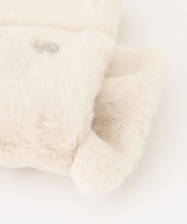 23区GOLF 【WOMEN】ファー ネックウォーマー ホワイト系