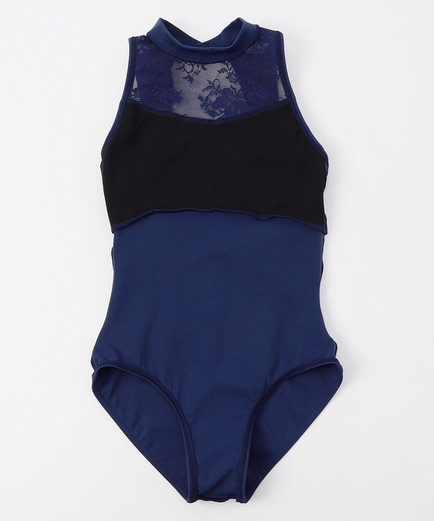 Chacott ハイネックレオタード ネイビー