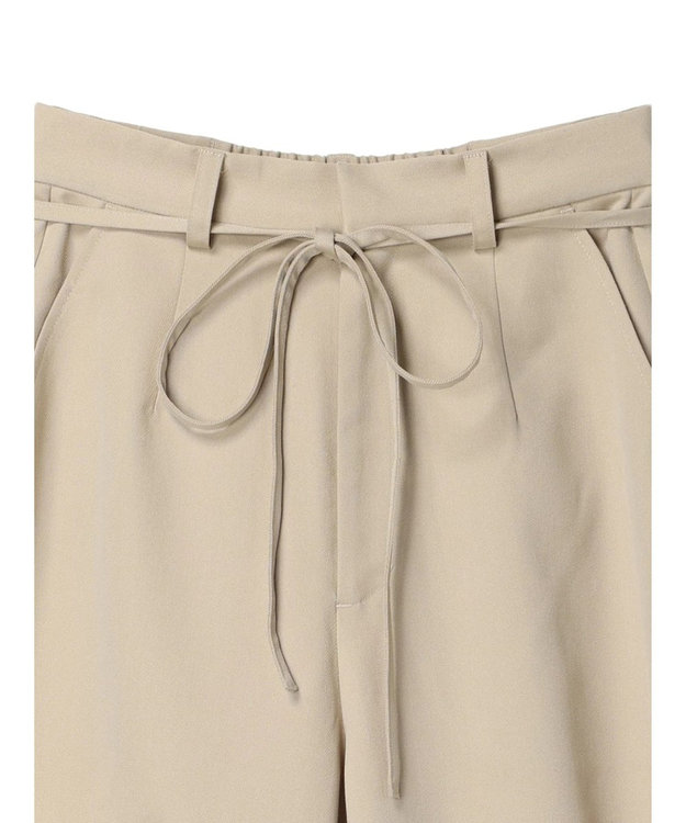 Green Parks デザイン切替カーブパンツ Beige