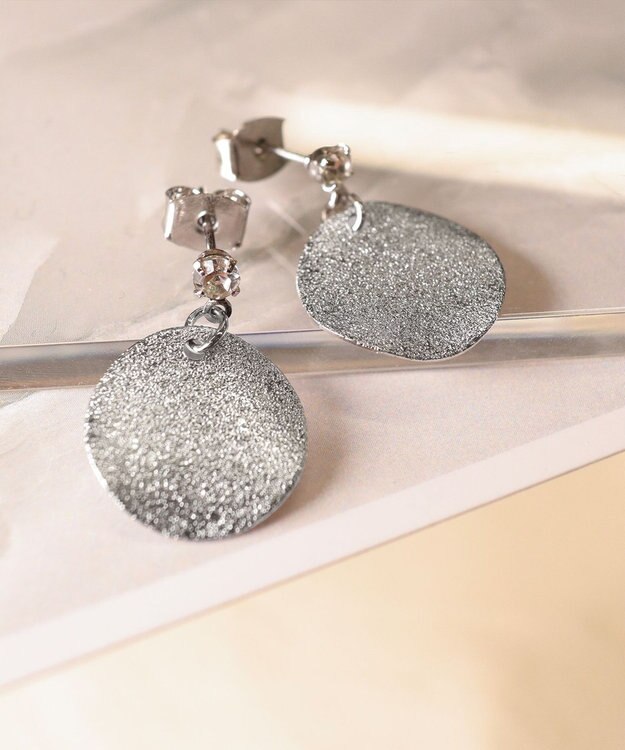 Tiaclasse 【金属アレルギー対応】メタルプレートピアス シルバー