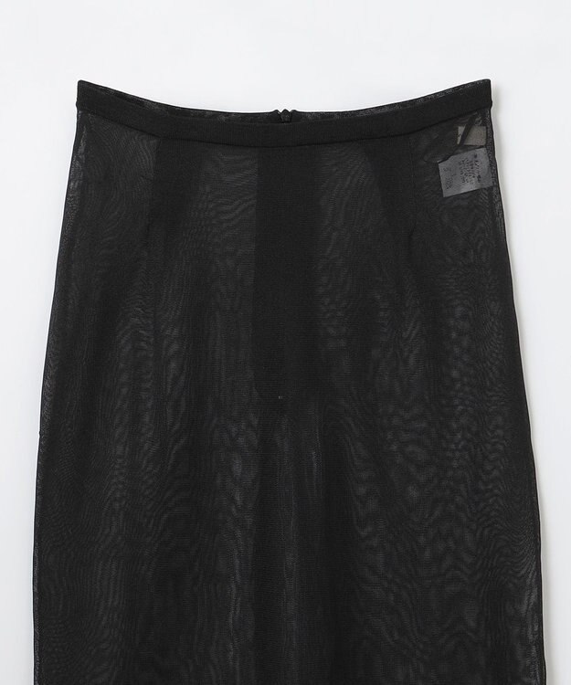 NAVE 【Nave・洗える】シアーニット スカート ブラック系