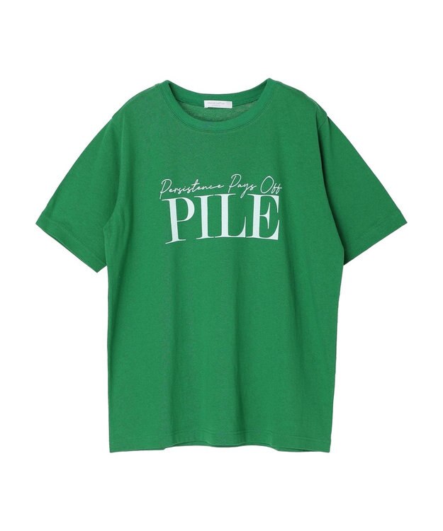 Green Parks レトロロゴレギュラーＴシャツ Off White