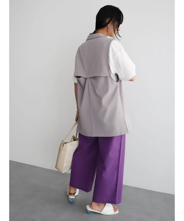 Green Parks ・ＥＬＥＮＣＡＲＥ　ＤＵＥ　バックスリットテーラーベスト Gray