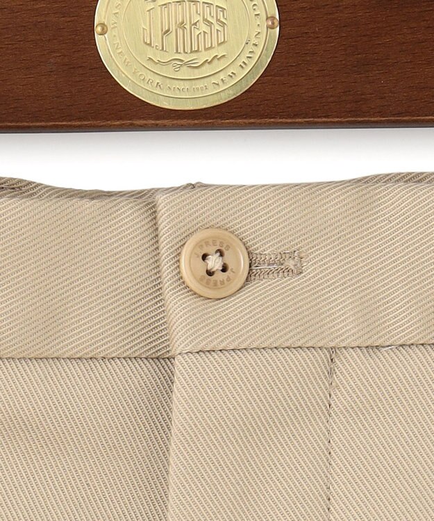 J.PRESS MEN ハイパワーストレッチスローンカーゴパンツ ベージュ系