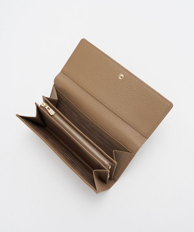 russet サークルプレートロングウォレット(SO-440) Mocha