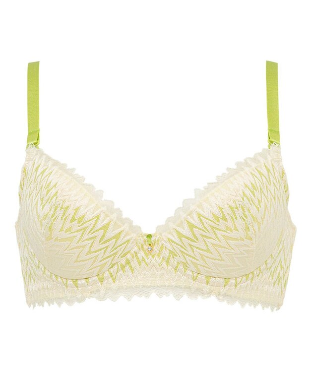 BRADELIS New York 【BRADELIS New York】ウェンディステップ１ブラ23S1 ふんわり包んで土台を作る育乳補整ブラ 補正下着 ライトグリーン