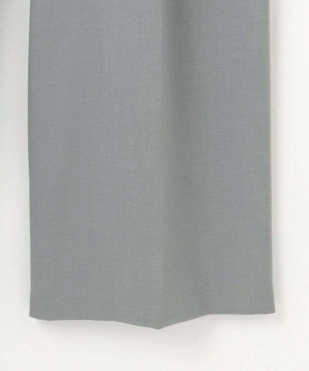 Feroux 【洗える】フリルショルダー サロペット ライトグレー系